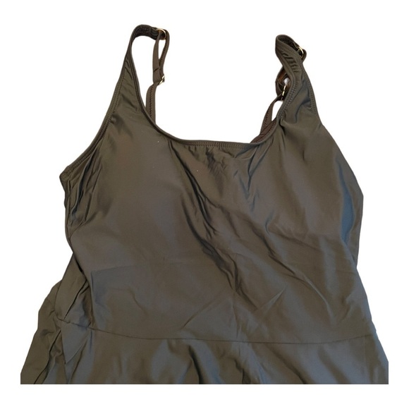 ATHENA Women's Standard Ruffle Waist Swimsuit Tankini Top - Picture 5 of 12